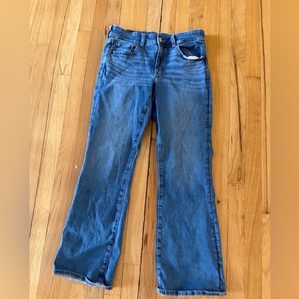 Womens Jeans Kick Boot Flared
